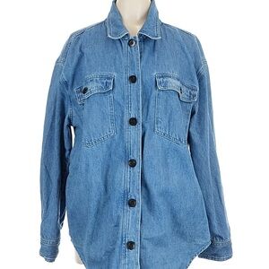 Wilfred Free Women’s Blue Jean Jacket Size Large